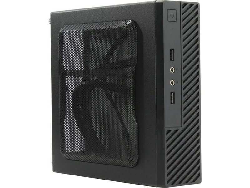 ME100S-BK U3*2, front fan 4cm, HDD frame Upper type+ "L"+"I" types 120W adapter, GM-120 DC-ATX  Mini ITX [6133715]