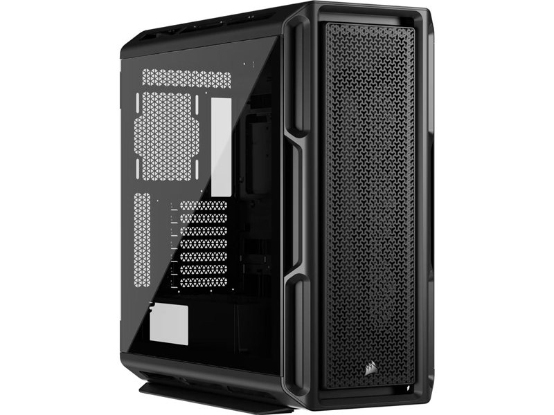 Корпус без блока питания/ Case Corsair 5000T, Midi-Tower, TG, no fan, 4xUSB-A 3.2, 1xUSB 3.2 Type-C, E-ATX, ATX, mATX, mITX Black