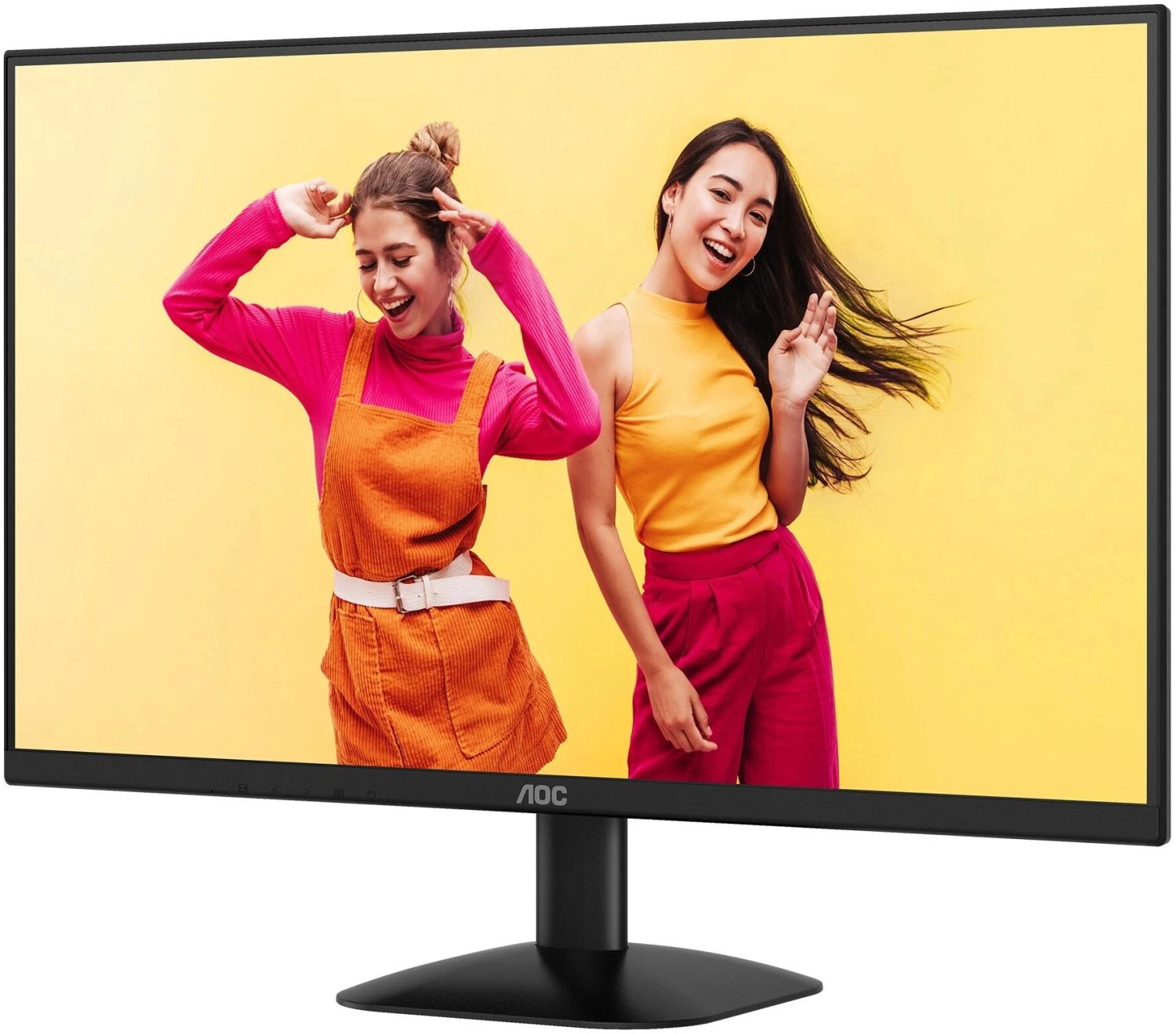 Монитор AOC 23.8" Value Line Q24B35 черный IPS LED 4ms 16:9 HDMI матовая 250cd 178гр/178гр 2560x1440 120Hz DP Quad HD 2K (1440p) 2.54кг