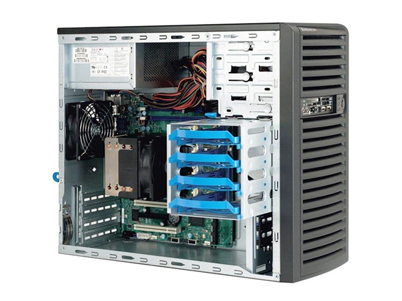 Корпус SuperMicro CSE-731I-300B SC731 SERVER CHASSIS W/300W PWS (038633)