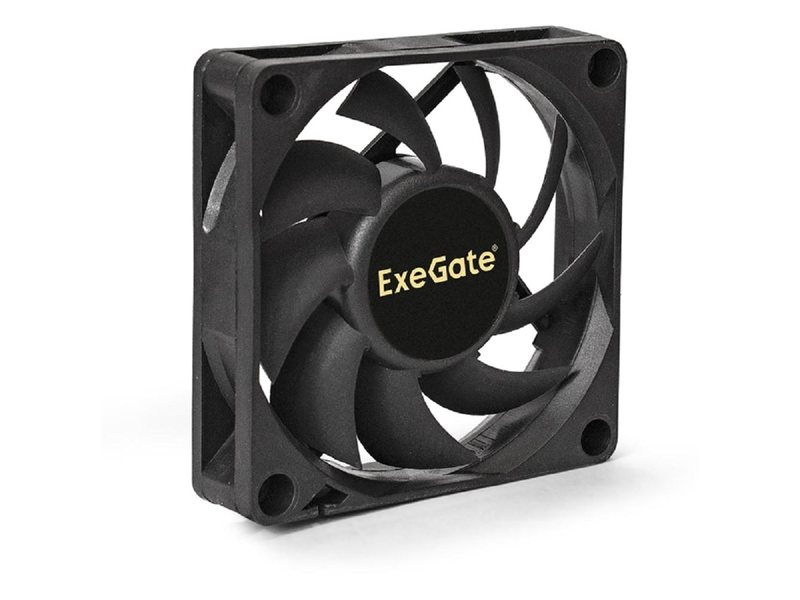Exegate EX283372RUS Вентилятор ExeGate EX07015H3PM, 70x70x15 мм, гидродинамический, 3pin+Molex, 3000RPM, 26dBA