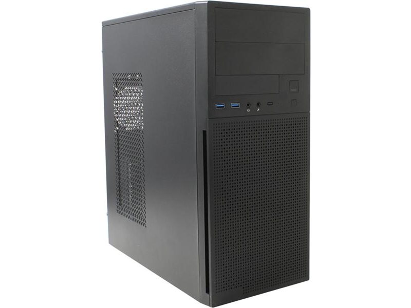 корпус MidiTower Powerman DA815 Black PMP-500ATX 2*USB 3.0 ATX