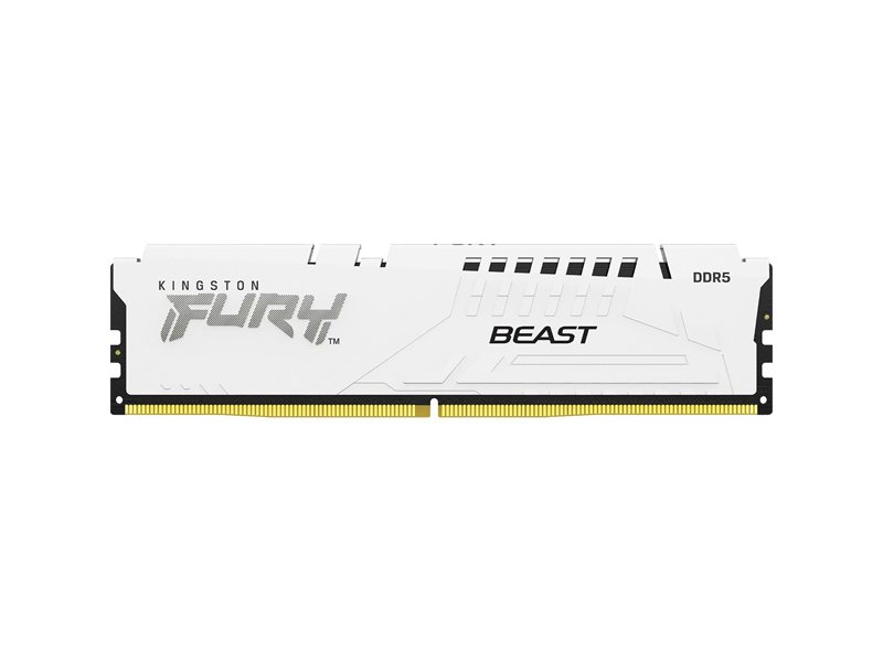 Память оперативная/ Kingston 128GB 5200MT/s DDR5 CL40 DIMM (Kit of 4) FURY Beast White XMP
