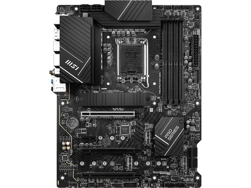Материнская плата MSI PRO Z790-P WIFI DDR4 Soc-1700 Intel Z790 4xDDR4 ATX AC`97 8ch(7.1) 2.5Gg RAID+HDMI