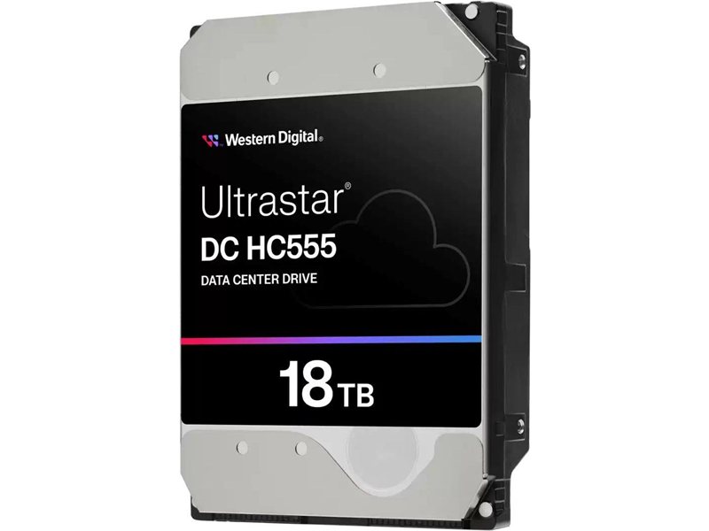Жесткий диск WD SATA-III 18TB 0B48723 WUH722018CLE6L4 Ultrastar DC HC555 512E (7200rpm) 512Mb 3.5"