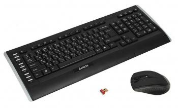 Клавиатура + мышь A4Tech 9300F клав:черный мышь:черный USB беспроводная Multimedia
