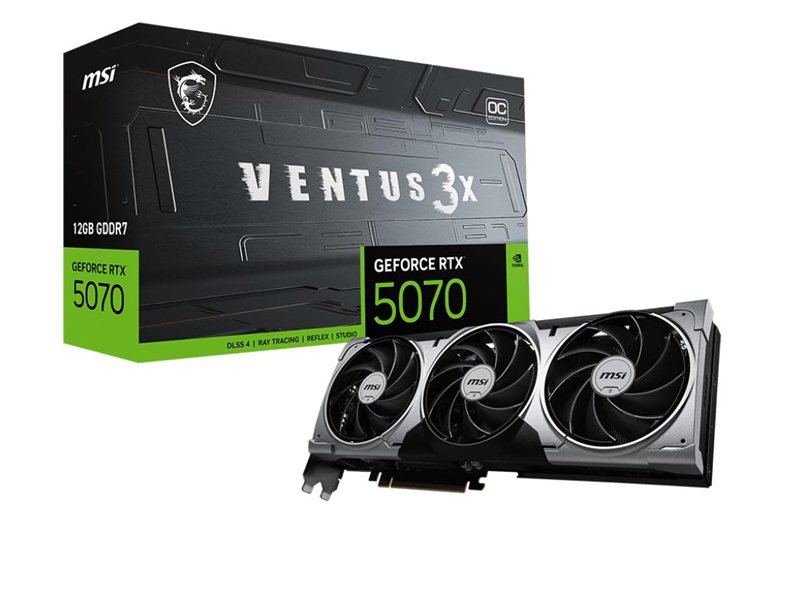 Видеокарта/ GeForce RTX 5070 12G VENTUS 3X OC