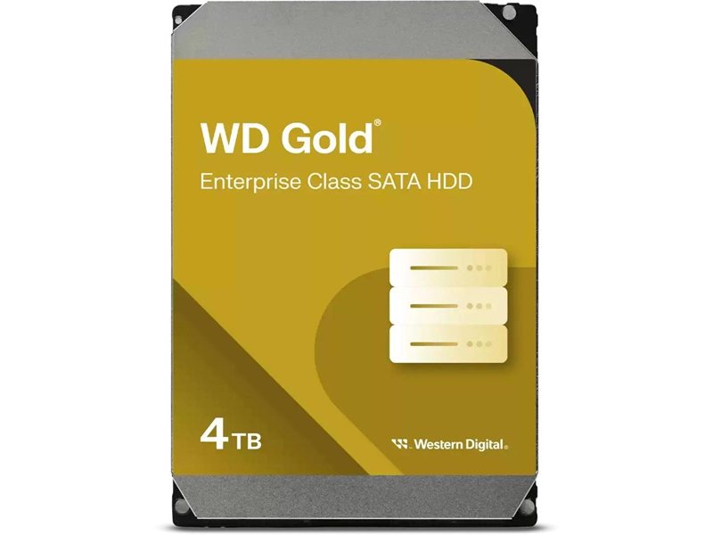 Жесткий диск/ HDD WD SATA3 4TB Gold 6Gb/s 7200 RPM 256mb 1 year warranty (replacement WD4003FRYZ, WD4002FYYZ)