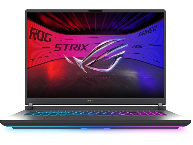 Ноутбук/ ASUS ROG Strix G18 G815LP-S9141 18"(2560x1600 (матовый, 240Hz, 3ms) IPS)/Intel Core Ultra 7 255HX(2.4Ghz)/32768Mb/1024PCISSDGb/noDVD/Ext:NVIDIA GeForce RTX 5070(8192Mb)/Cam/BT/WiFi/90WHr/war 1y/3.2kg/Eclipse Gray/noOS