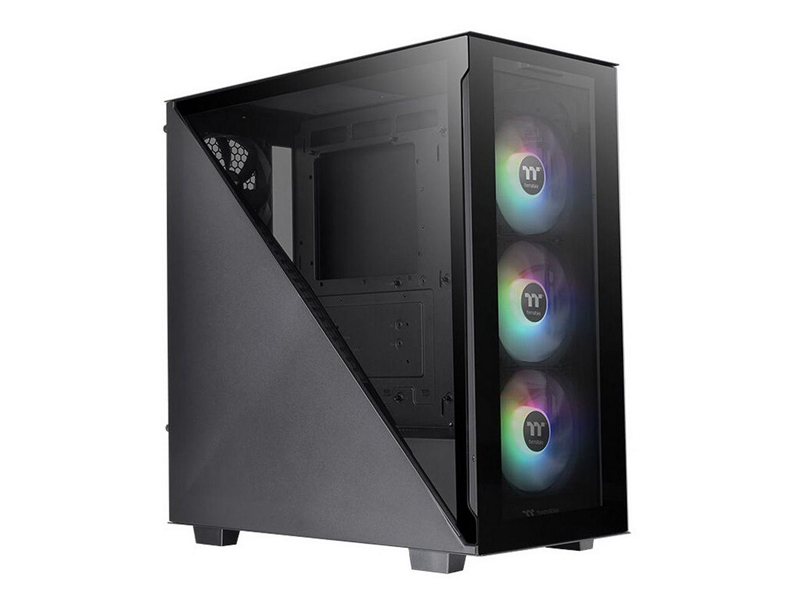 Корпус Thermaltake Divider 300 TG ARGB CA-1S2-00M1WN-01 Black/Win/SPCC/Tempered Glass*2/120mm Standard Fan*1/120mm CA-1S2-00M1WN-01 ARGB Fan*3 (527453)