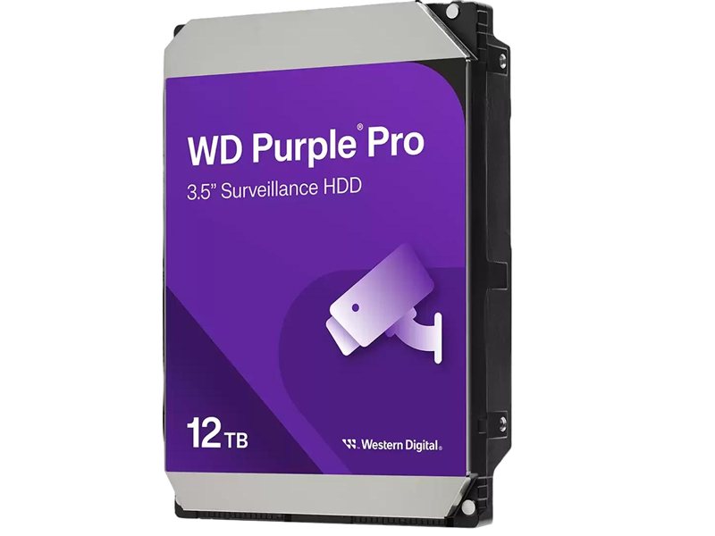 Жесткий диск/ HDD WD SATA3 12Tb Purple 7200RPM 512Mb 1 year warranty (replacement WD121PURP, WD121PURZ)