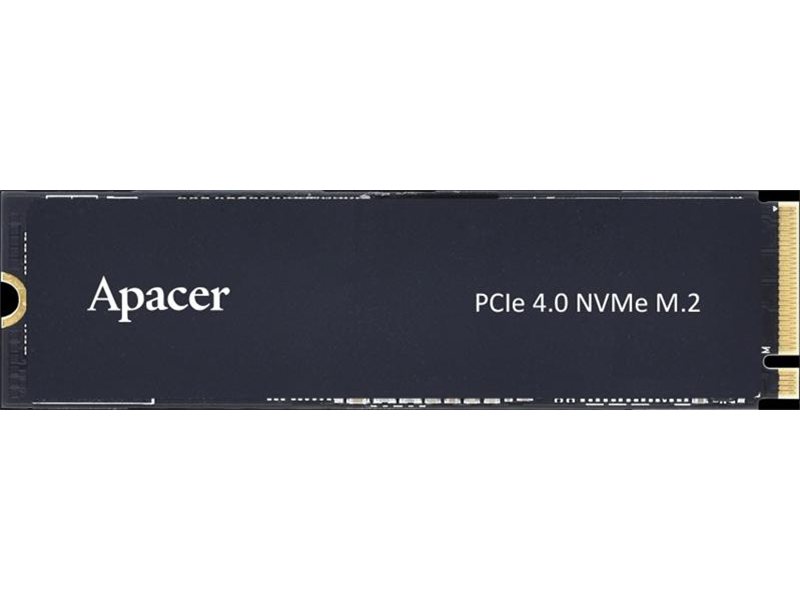 Твердотельный накопитель Apacer SSD AS2280Q4X 1TB M.2 2280 PCIe Gen4x4, R5000/W4400 Mb/s, 3D NAND, MTBF 1.5M, NVMe 1.4, 600TBW, Retail, 3 years (AP1TBAS2280Q4X-1)