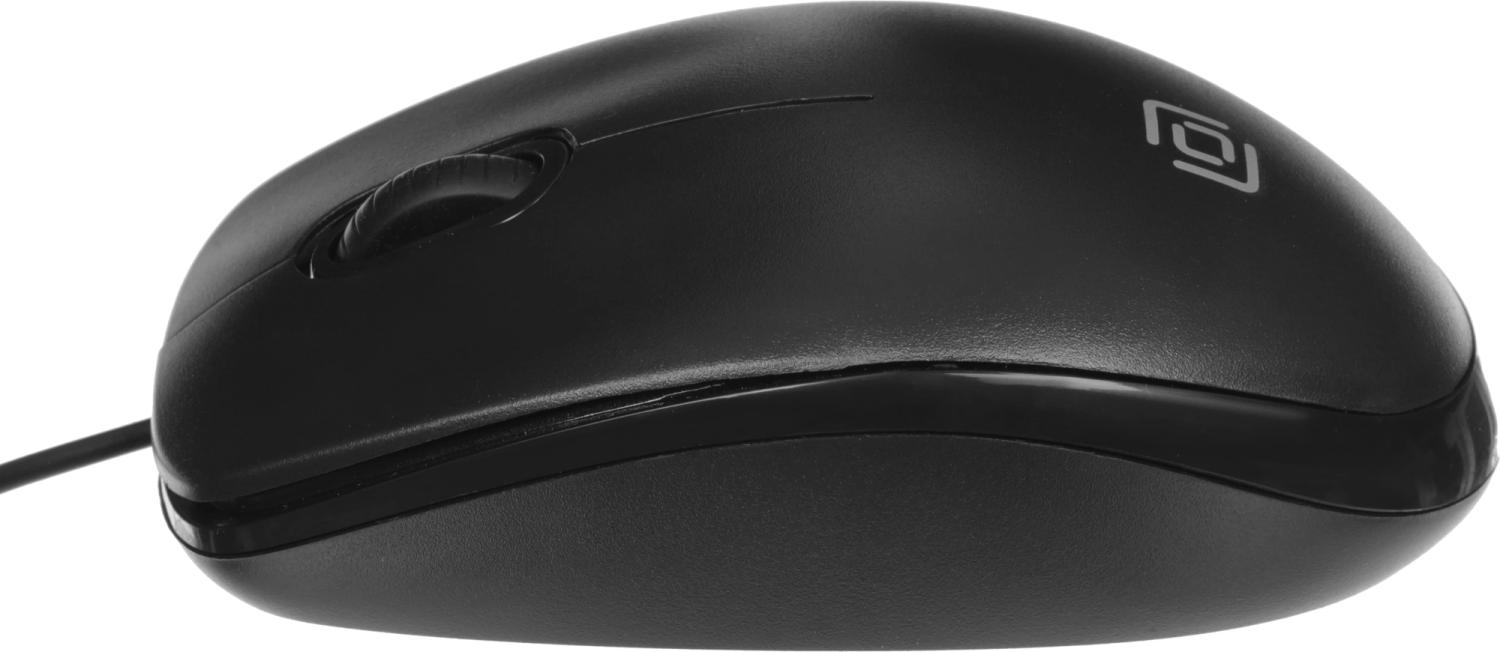 Мышь Оклик 195M for business черный оптическая 1200dpi USB 3but (M218 Black)