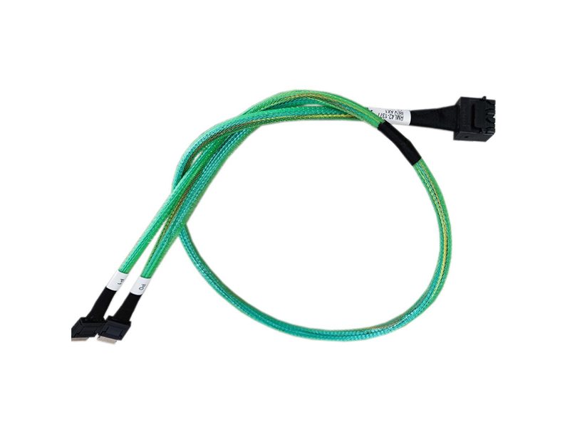 Кабель Amphenol RML42-1377 2х HD MiniSAS (SFF8643) to 2х OCuLink (SFF8611), 90cm