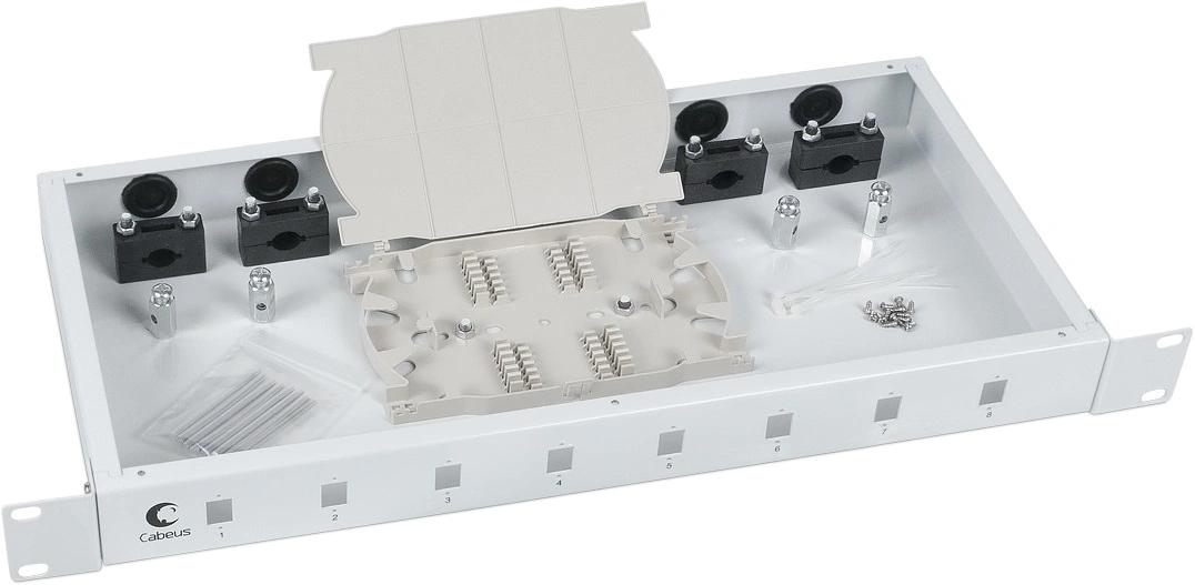 Кросс CabeusFO-19-8SC 1U 8xSC/LC дупл.