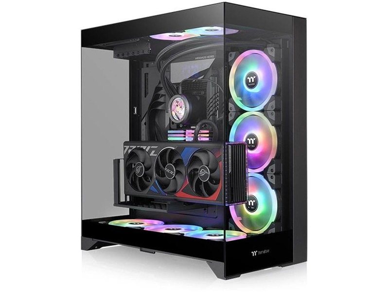 Корпус Thermaltake CTE E550 TG черный без БП ATX 8x120mm 6x140mm 2xUSB3.0 audio bott PSU