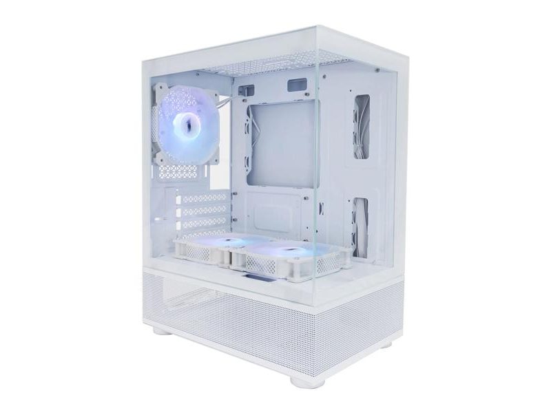 корпус 1STPLAYER MIKU Mi2-A ARGB White / mATX / 3x120mm ARGB fans / Mi2-A-WH-2FC7R-W-1FC7-W