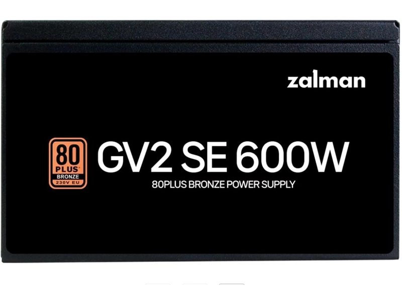 Блок питания Zalman ATX 600W ZM600-GV2SE 80+ bronze (20+4pin) 120mm fan 6xSATA RTL