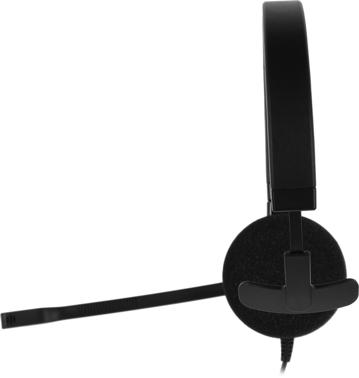 Наушники с микрофоном Jabra Evolve 20 MS Mono черный 1.2м накладные USB оголовье (4993-823-109)