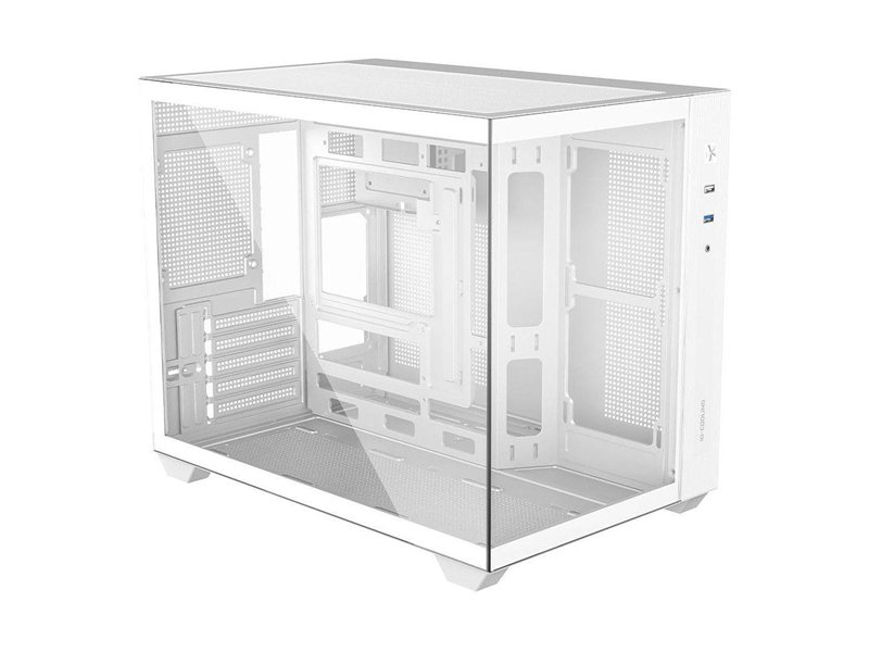 Case ID-Cooling VIEW 500 White mATX/ win TG/ no fan/ CPU 162mm/ GPU 407mm/ no PSU