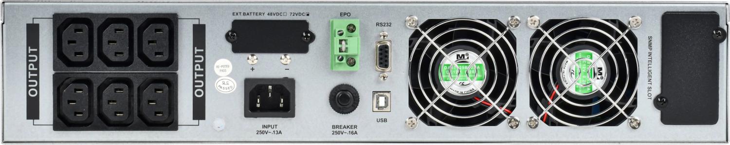 Источник бесперебойного питания ITK EOR-0003KVA-1-006 3000Вт 3000ВА черный