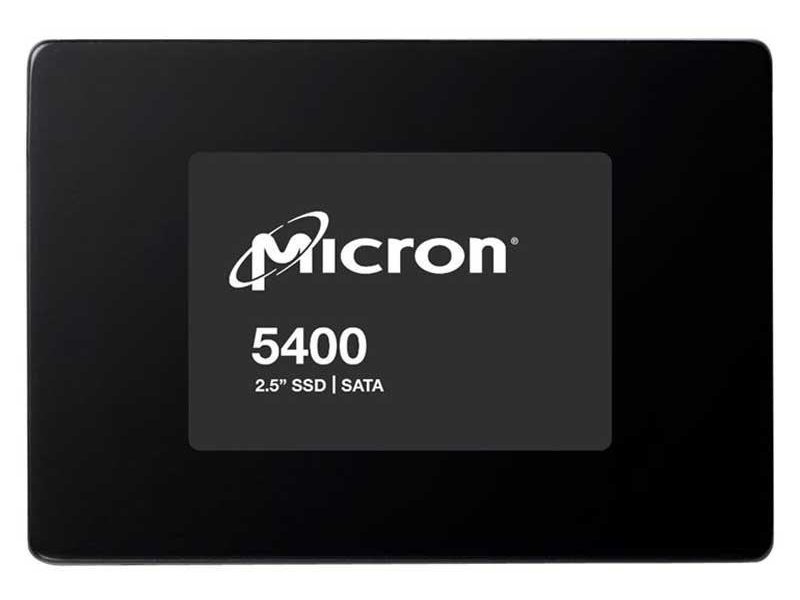 Твердотельный накопитель/ Micron SSD 5400 PRO, 3840GB, 2.5" 7mm, SATA3, 3D TLC, R/W 540/520MB/s, IOPs 95 000/30 000, TBW 8410, DWPD 1.2 (12 мес.)