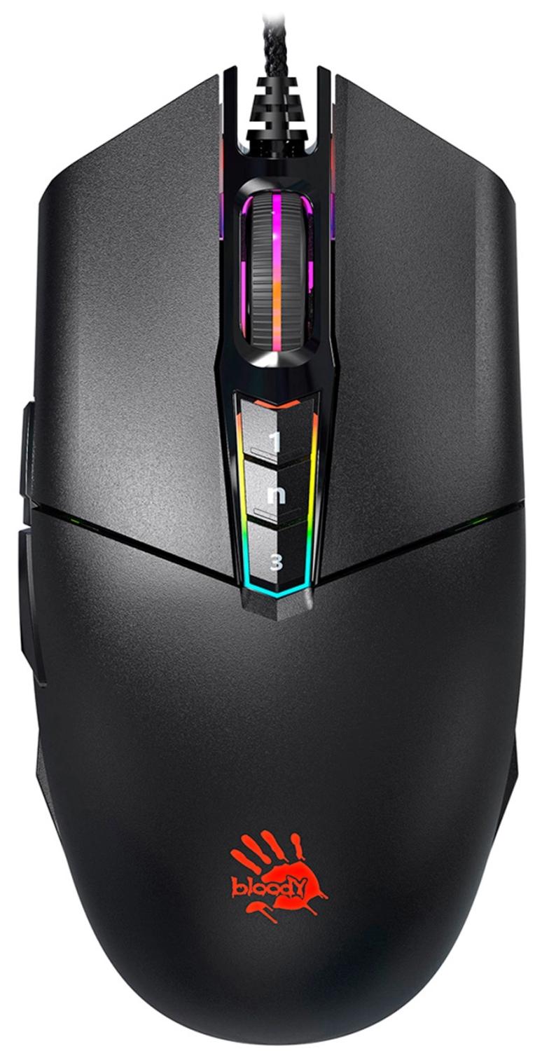 Мышь A4Tech Bloody P91s черный оптическая 8000dpi USB 8but (P91S BLACK ACTIVATED)