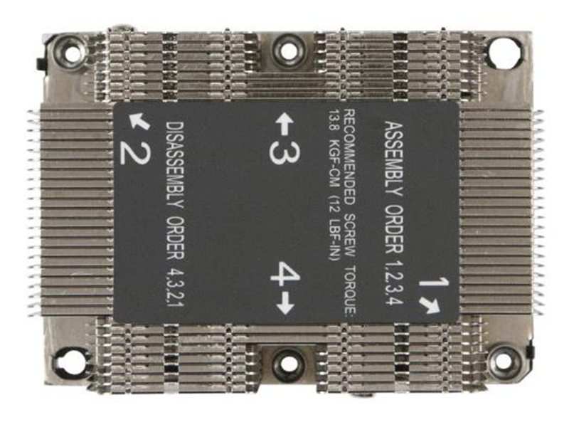 Радиатор/ 2U Passive CPU HS for X11 Purley, Narrow Retention Mechanism