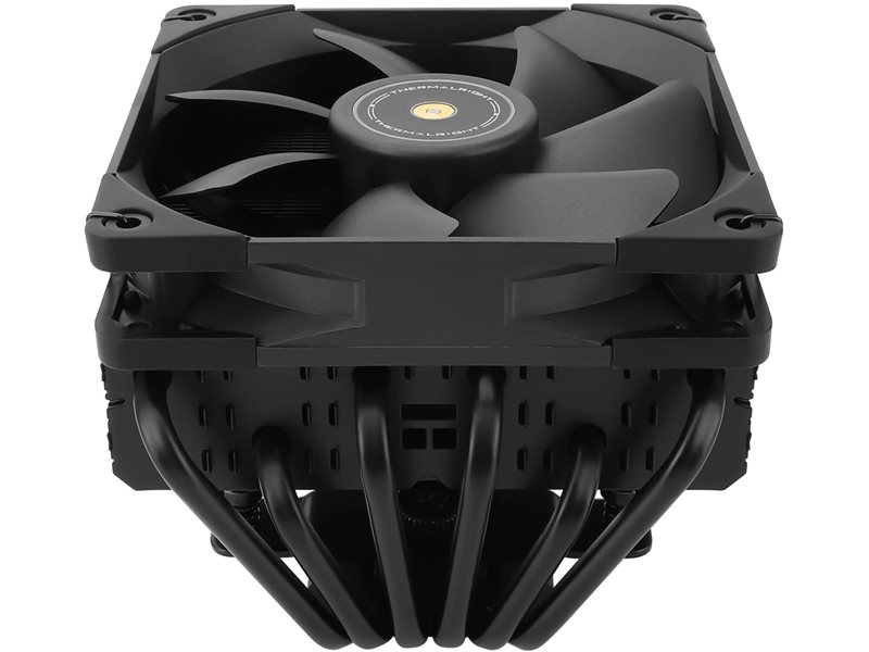 Кулер для процессора/ CPU Cooler Thermalright SI-100 Black (4-pin PWM, 74.8mm, Ni/Cu, 6x6mm, 1x120mm, 72.37CFM, 27.7dBA, 2000RPM, S: 1851/1700/1200/20XX/115X, AM5/AM4, black)