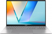 Ноутбук Asus VivoBook S16 S3607AA-SH114 Core Ultra 7 355 32Gb SSD1Tb Intel Graphics 16" OLED WUXGA (1920x1200) без ОС silver WiFi BT Cam (90NB1731-M007X0)