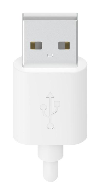 Автомобильное зар./устр. Hama H-183291 5W 1A для Apple белый (00183291)