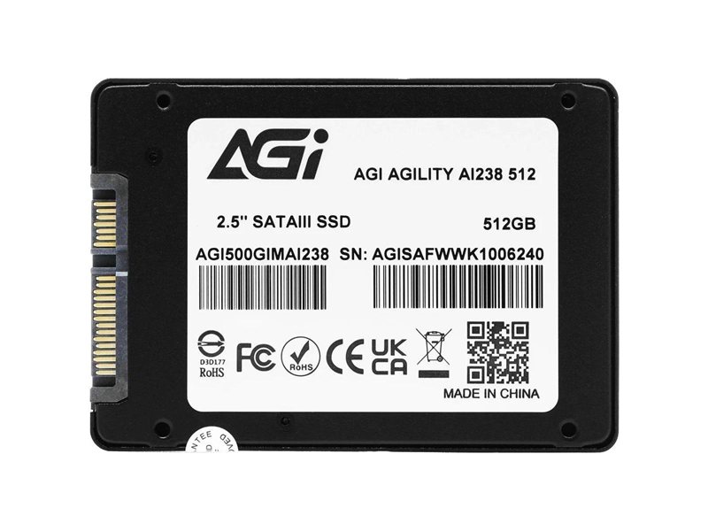 Твердотельный накопитель SSD AGI AI238 AGI500GIMAI238-CB SSD 2.5" 512GB