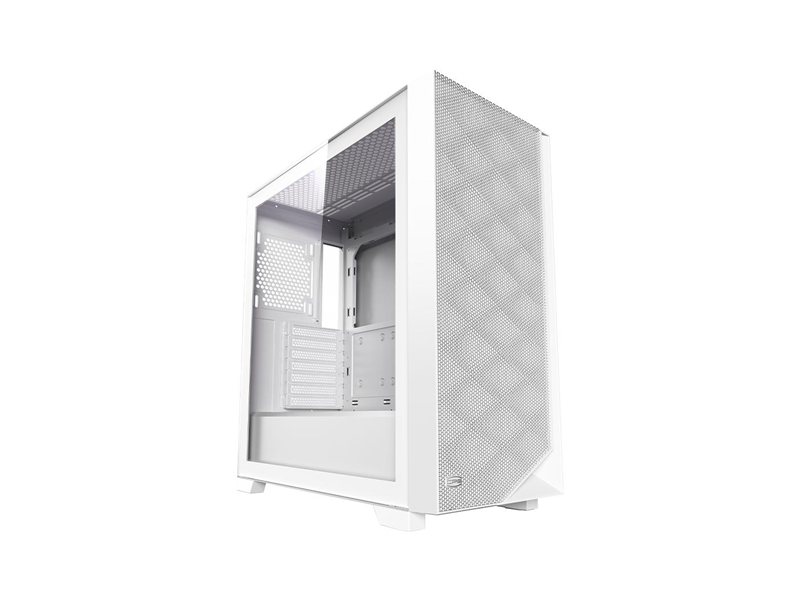 Корпус без блока питания/ Case PCCooler C3D510 WH ARGB, Midi-Tower, TG, Mesh, 3x120mm ARGB, 2xUSB-A 3.0, E-ATX, ATX, mATX, mITX White
