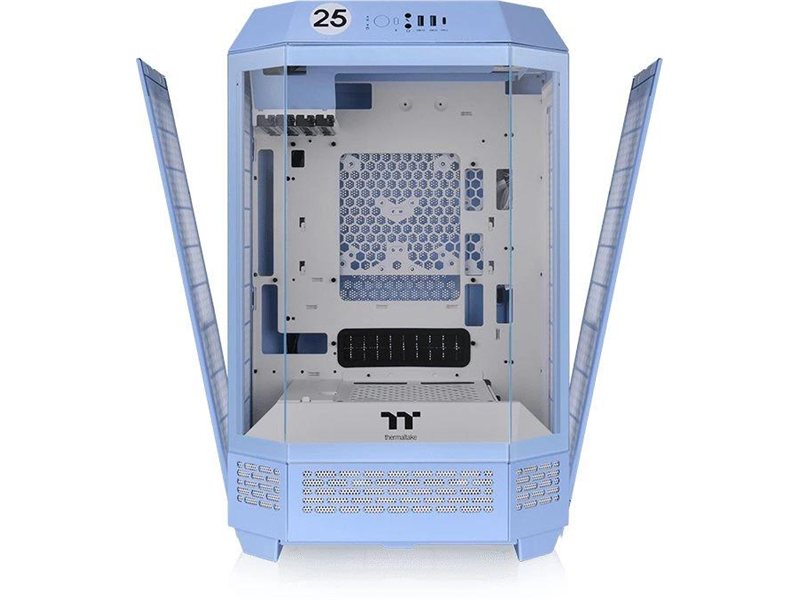Корпус Thermaltake The Tower 300 Hydrangea голубой без БП mATX 8x120mm 6x140mm 2xUSB3.0 audio bott PSU