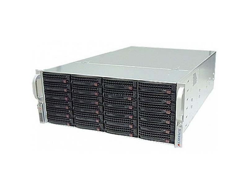 Корпус SuperMicro  CSE-846BE1C-R1K23B 4U, SC846B w/ SAS3 Single Expander, 2x 1200W, Black (279111)