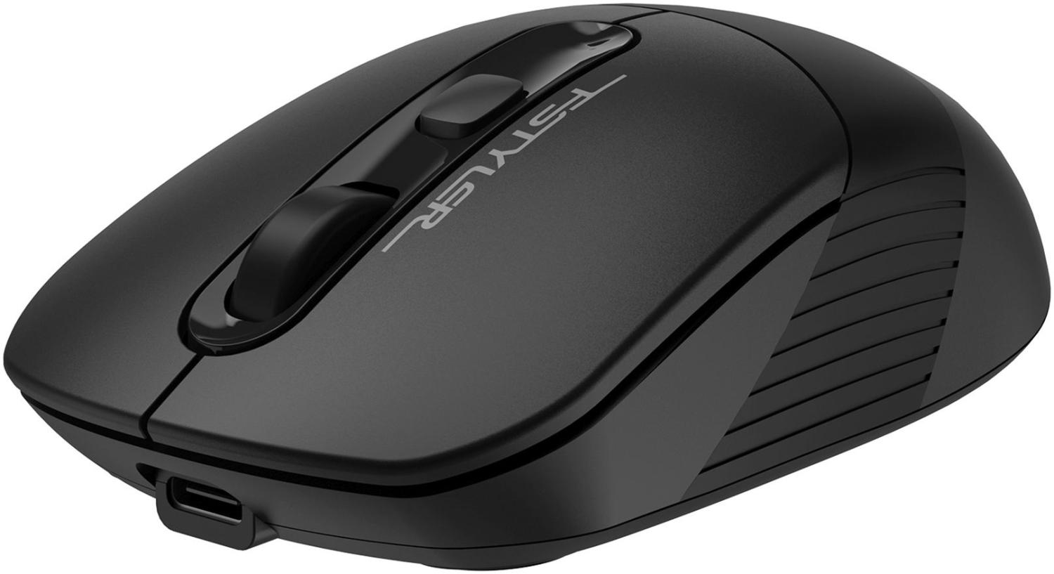 Мышь A4Tech Fstyler FB10CS черный оптическая 2000dpi silent беспров. BT/Radio USB 4but (FB10CS USB STONE BLACK)