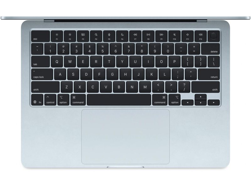 Ноутбук Apple MacBook Air A3240 M4 10 core 16Gb SSD512Gb/10 core GPU 13.6" Liquid Retina (2560x1664) macOS lt.blue WiFi BT Cam (MC6U4PA/A)