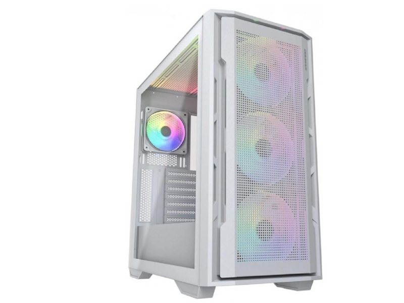 Cougar Корпус Uniface X RGB V2 White, 4x140mm ARGB PWM Fan, ARGB PWM Fan Hub, без БП, E-ATX