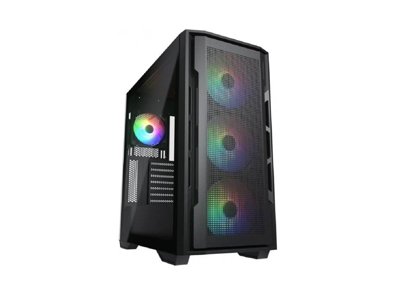 Cougar Корпус Uniface X RGB V2 Black, 4x140mm ARGB PWM Fan, ARGB PWM Fan Hub, без БП, E-ATX
