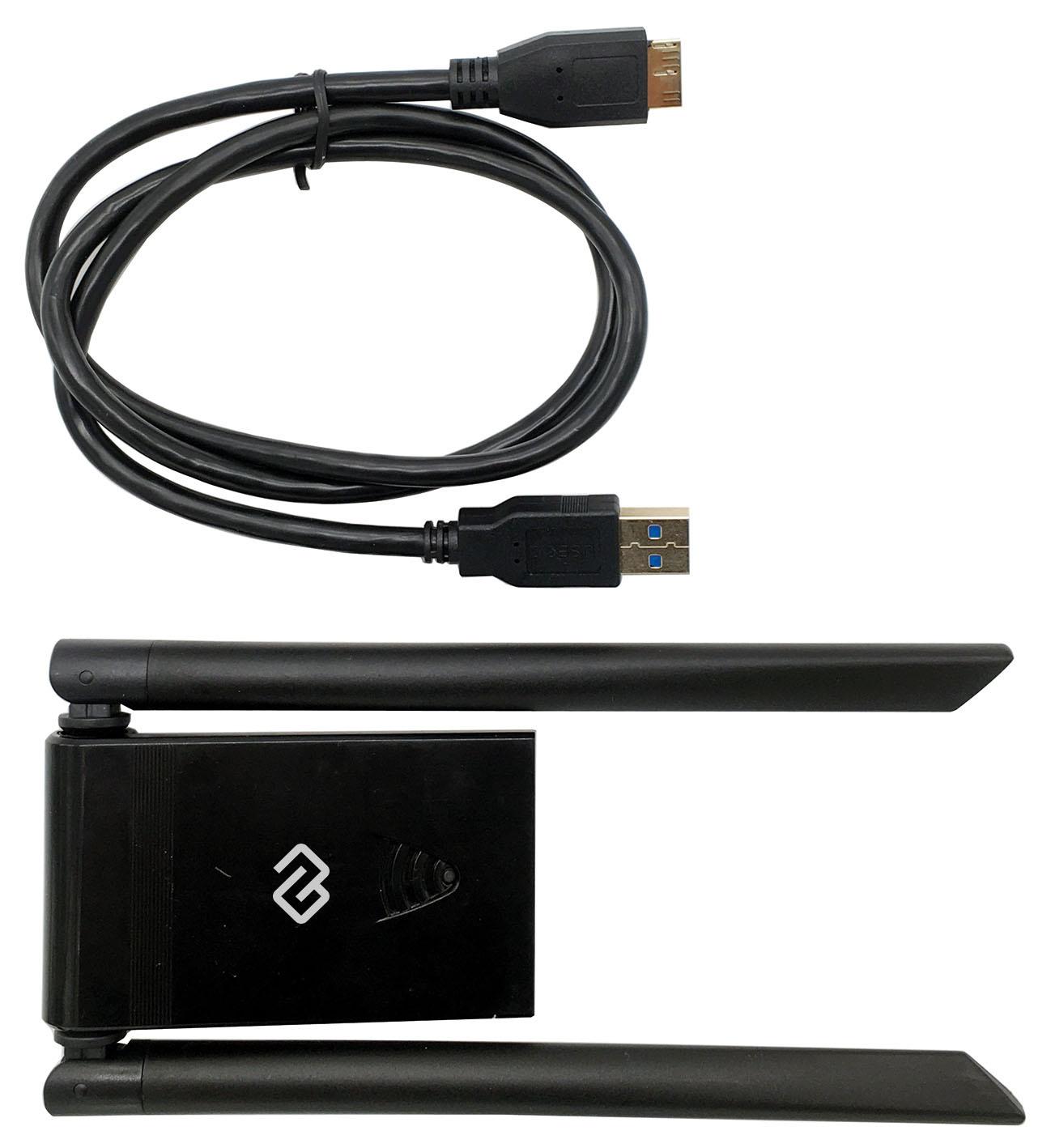 Сетевой адаптер Wi-Fi Digma DWA-AC13002E AC1300 USB 3.0 (ант.внеш.несъем.) 2ант.
