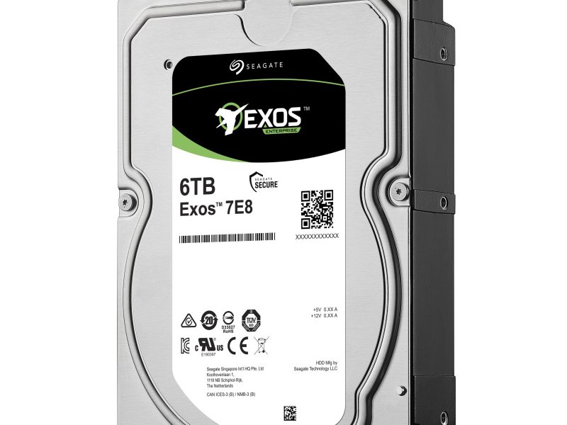 Жесткий диск HDD SAS Seagate 1Tb, ST1000NM001A, Exos 7E8, 7200 rpm, 256Mb buffer (analog ST1000NM0045), 1 year
