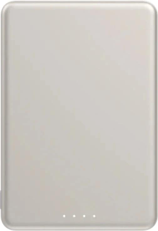 Мобильный аккумулятор Xiaomi Super Slim Magnetic 5000mAh QC3.0/PD3.0 22.5W 3A USB-C беспров.зар. золотистый (BHR08PLGL)