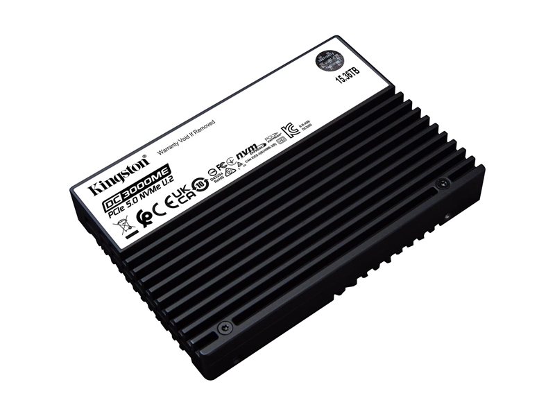 Твердотельный накопитель Kingston Enterprise SSD 15,36TB DC3000ME U.2, 2,5" PCIe Gen5 x4 NVMe R14 000/W9 700MB/s 3D eTLC MTBF 2M 28032TBW 1 Year Warrаnty