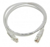 Патч-корд Lanmaster TWT-45-45-1.0/6-GY RJ-45 вил.-вилка RJ-45 кат.6 1м серый ПВХ (уп.:1шт)