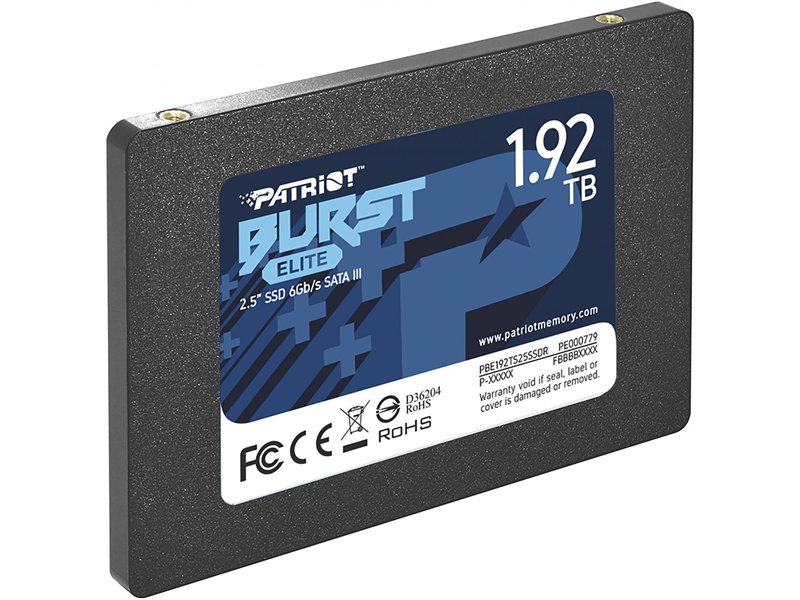 Накопитель SSD SATA 2.5" 1.92TB BURST E PBE192TS25SSDR PATRIOT