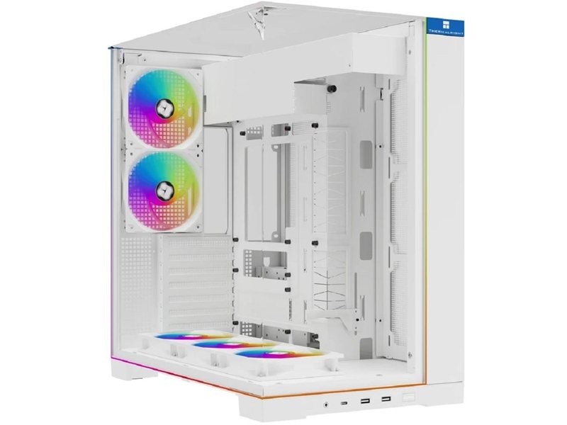 Thermalright Корпус TR-A70 ARGB White FAN5-C / TG / 5 x120mm ARGB PWM Fans / ARGB Strip / USB TYPE-C / ATX  / TRA70AF5CW