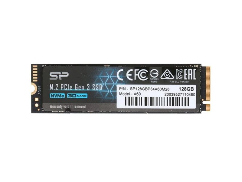 Silicon Power SSD 128Gb M.2 A60 SP128GBP34A60M28