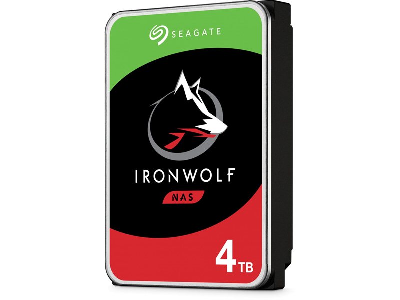 Жесткий диск Seagate IronWolf NAS HDD SATA 4Tb, 5900 rpm, 64Mb buffer, 512e/4Kn, ST4000VN008, 1 year, (analog ST4000VN000)