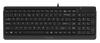 Клавиатура A4Tech FK15 черный USB (FK15 BLACK) кабель 1.5м