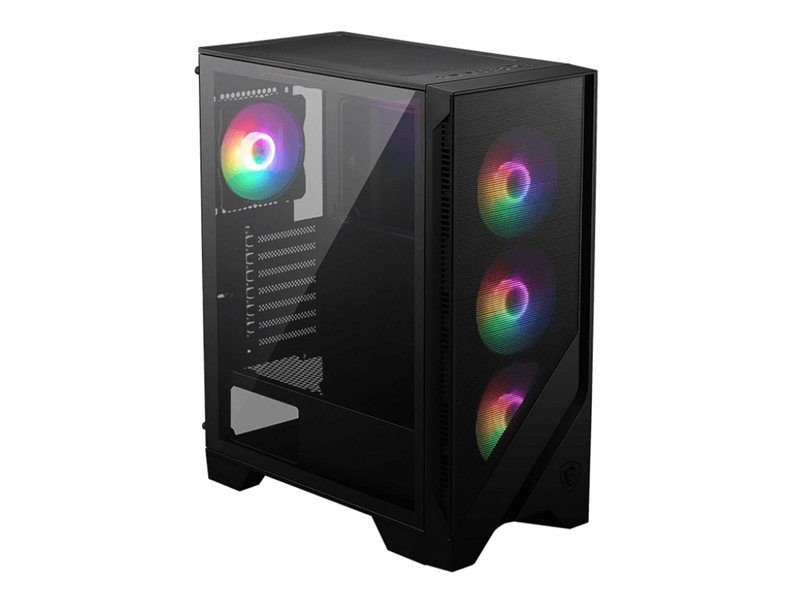 Корпус MSI MAG FORGE 120A Mid-Tower, ATX, 2xUSB 3.2, Audio I/O, 6x120mm autoRGB Fan PWM RGB PWM Control Board, Tempered Glass Window